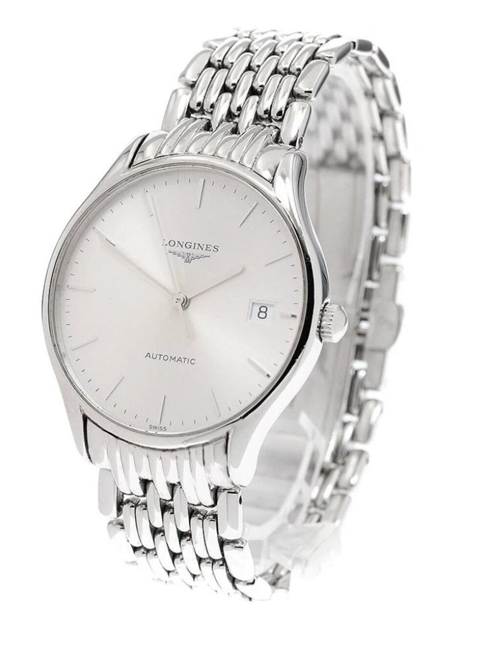 LONGINES reel L4.760.4 Date Silver Dial Automatic Men's Watch_918515